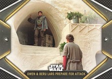 2023 Topps Star Wars Obi-Wan Kenobi Owen & Beru Lars Prepare for Attack #87