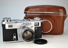 FULLY SERVICED 1977 SOVIET USSR "KIEV-4A" RF CAMERA  JUPITER-8m lens f2/50 09 