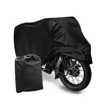 Motorcycle Cover, Waterproof All Season Motorbike Cover with Lock Holes, 96.5"