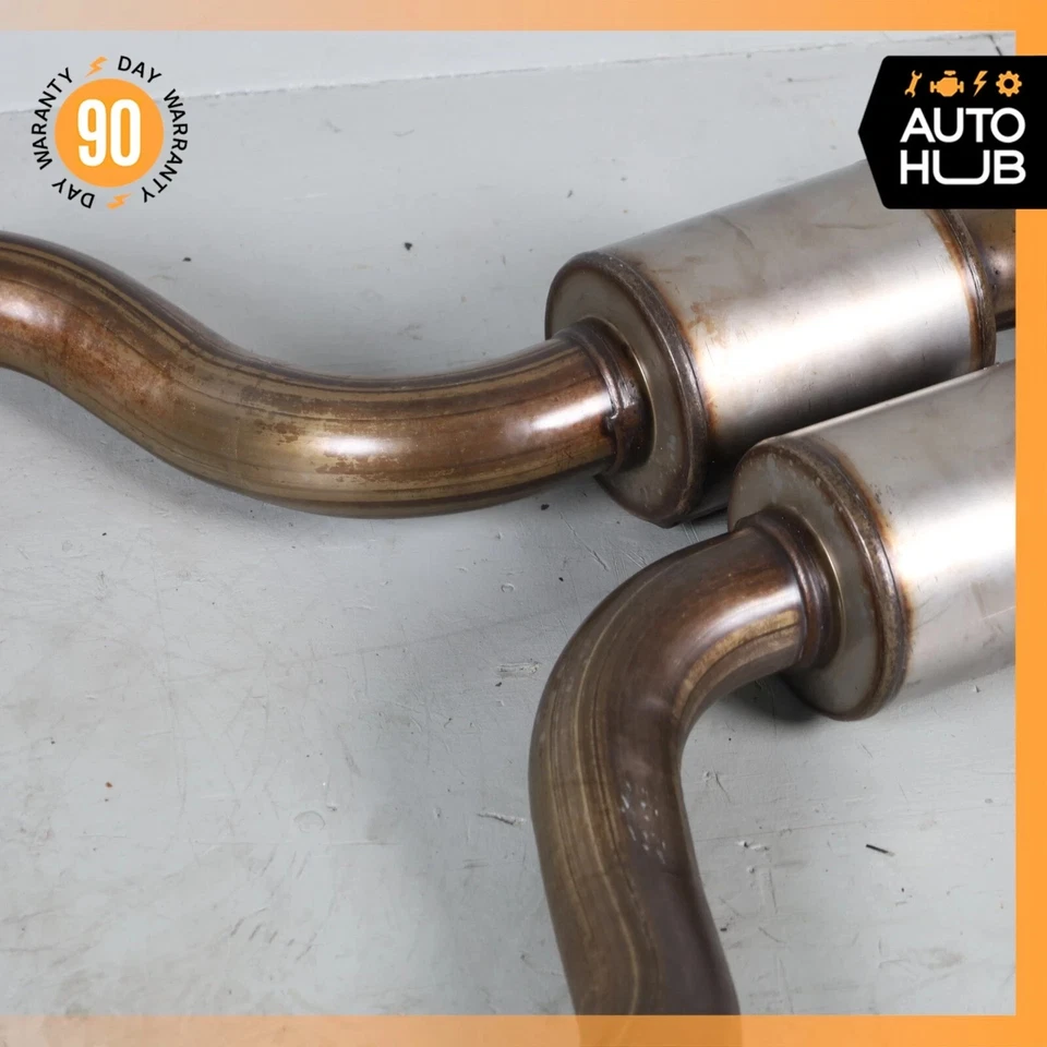 2007 梅赛德斯 W219 CLS550 发动机左右排气管 2 件套原始设备制造商 — 第 3/4 张图片