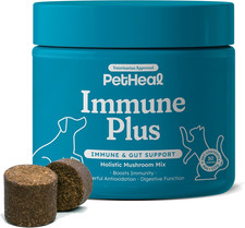 Immune plus Chews for Dogs - Vet-Reviewed - Supports Immunity, Energy Liver He