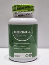 Moringa Capsules Immune Support & Gut Health 60 caps 800mg 100% Pure Exp 01/2027