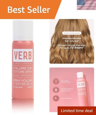 Sulfate-Free VERB Volume Dry Texture Spray - Lasting Fullness & Grit, 1.6 Fl Oz
