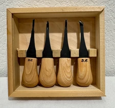 Flex Cut Palm Carving Set with Wooden Case