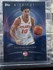 2025 Topps Midnight Zaccharie Risacher #22 Rookie RC Atlanta Hawks