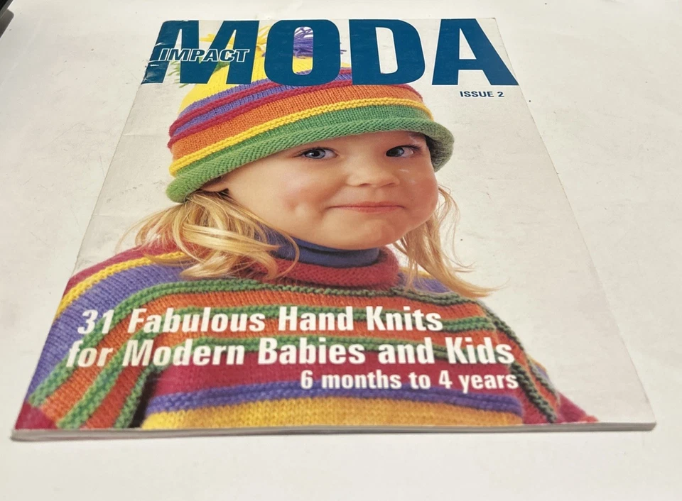 MODA IMPACT ISSUE 2-31 FABULOUS HAND KNITS FOR BABIES & KIDS-6 MONTHS to 4 YR - Image 3 of 4