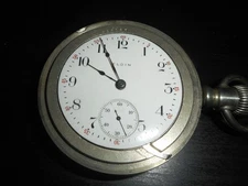 1910 Elgin Working Pocket Watch Lever Set with serial number #14122939,Grade 316