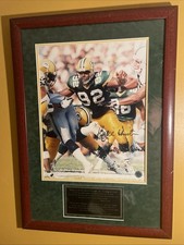 Reggie White Autographed Photo “ Minister Of Defense”16x20 Professionally Framed
