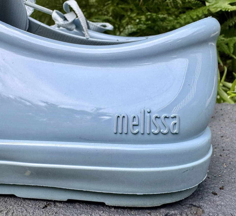 Mel By Melissa Plastic Light Blue Sneakers Size 38 — 第 2/4 张图片