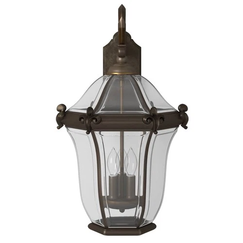 San Clemente 19 3/4" High Bronze 3-Light Outdoor Wall Light - Picture 7 of 8