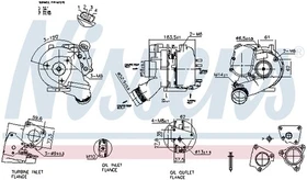 TURBOLADER FÜR AUDI A6 C6 (4F2), AUDI A6 C6 AVANT (4F5) - NISSENS 93280