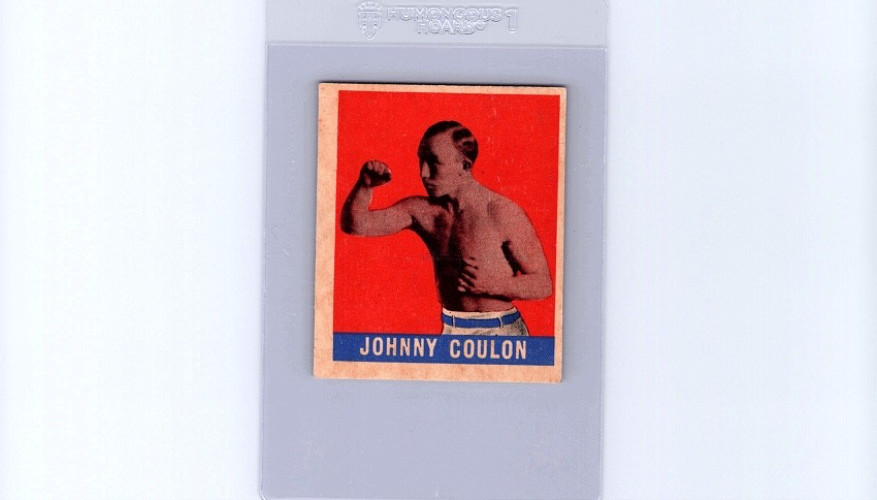 1948 Leaf - Johnny Coulon #78 Gray Back Poor 