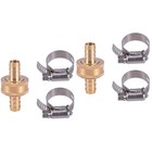 2 stücke PVC 1/2 Home Verwendung Schlauch Menderende Reparatur Männlicher Buchse