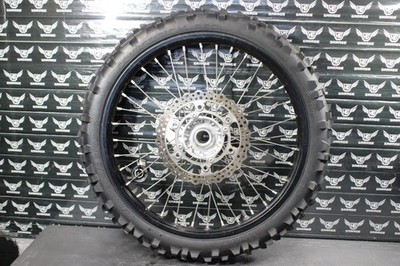 2014 KAWASAKI KX250F 10-18 OEM FRONT WHEEL RIM HUB SPOKES ASSEMBLY BLACK 