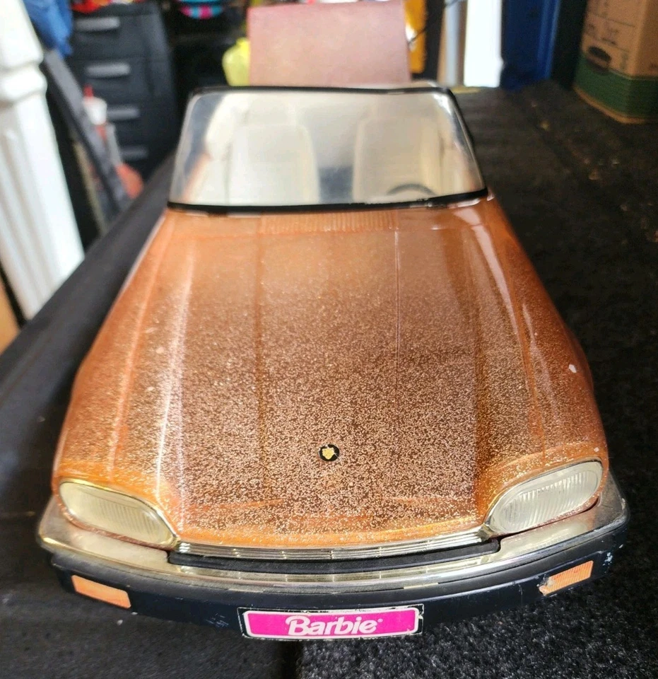 Barbie rosa brillante Mattel 1991 de colección? Jaguar XJS Convertible - 25” x 10” ¡RARO! Foto 2 de 4