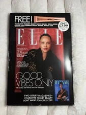 British ELLE Magazine UK December / January 2026 + free Charlotte Tilbury Gift