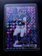 2025 Panini Mosaic - Russell Wilson #14 Camo Pink Mosaic Prizm