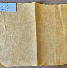 Fabric Hand Dyed 30 Count Linen Gold 12x9 Cross Stitch Fabric NEW Unused