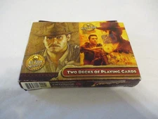 INDIANA JONES ALL 4 MOVIES 2 DECKS OF PLAYING CARDS
