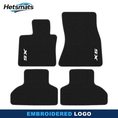 For BMW X5 F15 2013-2018 Quality Black Velour Carpet Car Floor Mats Liners