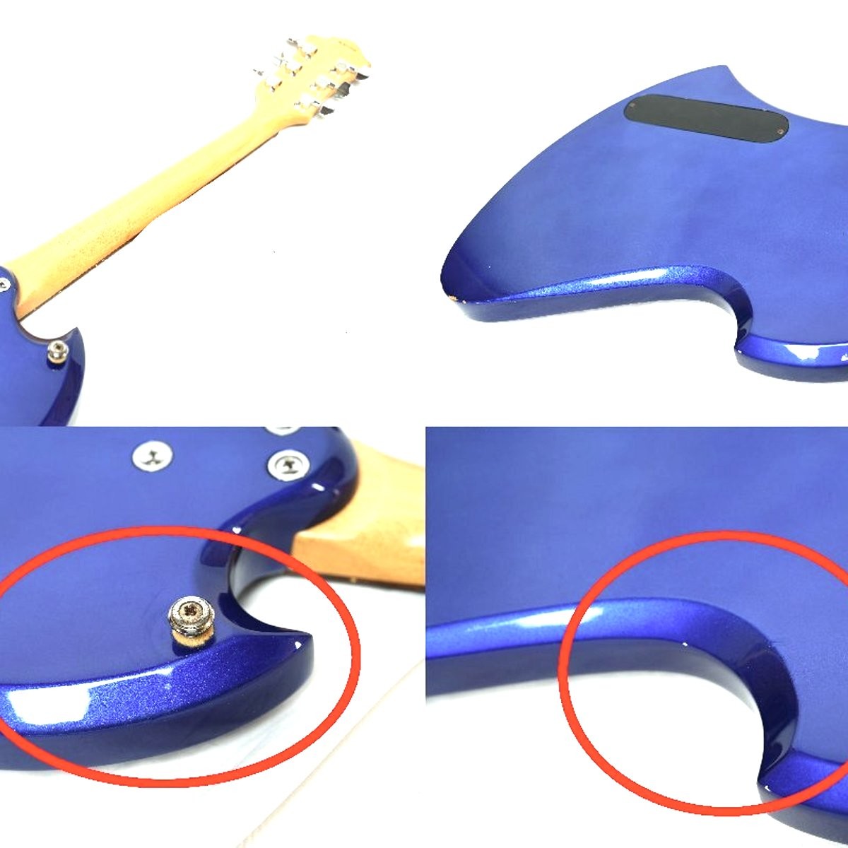 Mockingbird Electric B.c.rich Guitar Japan Rich Blue Guitar-01 B.c