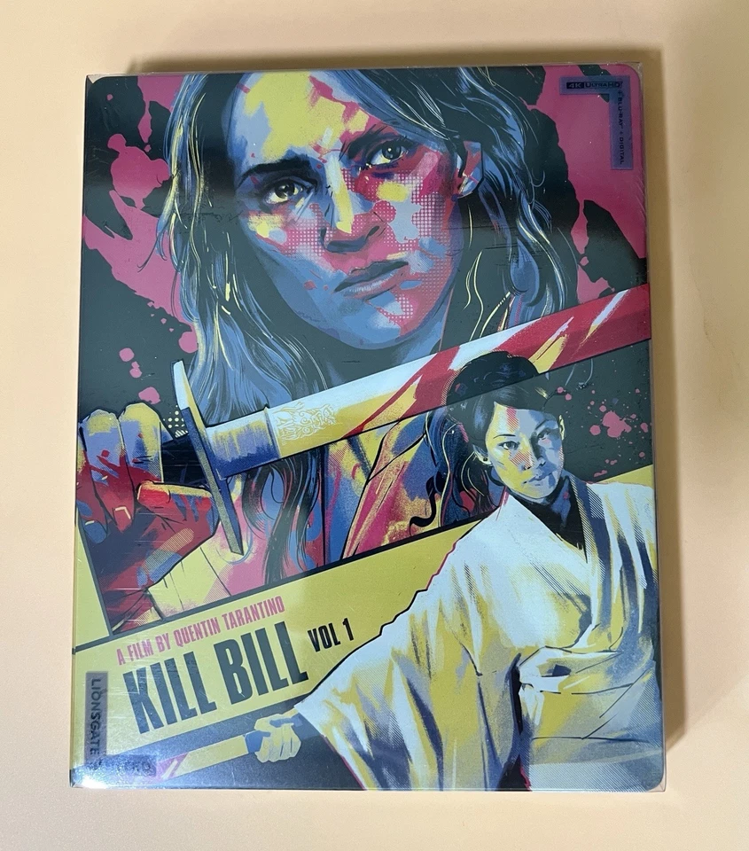 KILL BILL Vol 1 (4K STEELBOOK) Quentin Tarantino Lionsgate Limited NEW OOP - Image 3 of 4