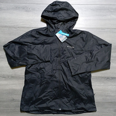 Columbia Omni-Tech Rain Jacket Adult Womens X-Large Black