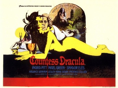 Gräfin Dracula 1972 2 Filmplakat Kunstdruck Remastered Galerie Poster gerahmt