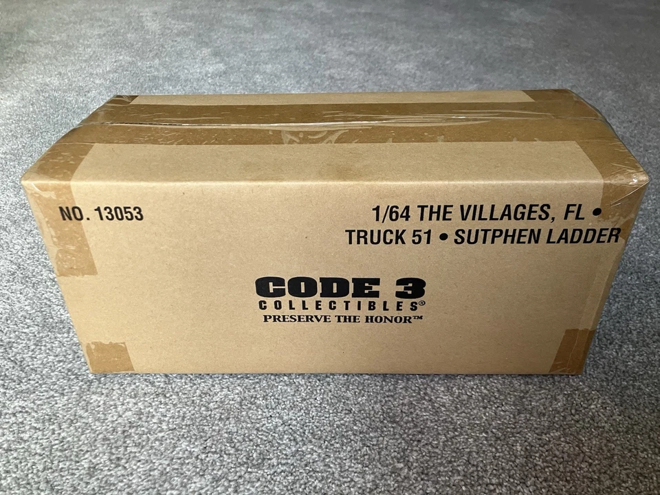 Code 3 Collectibles The Villages Sutphen Tower Ladder Truck 51 NEW #13053 - Image 2 of 3