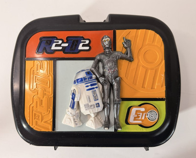 Star Wars R2-D2 & C-3PO 3D Plastic Lunch Box (No Thermos) 2002