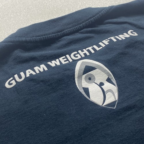 Guam Weightlifting Men's Large T-Shirt 2022 Open Championship Black Pre-Owned - Picture 7 of 11
