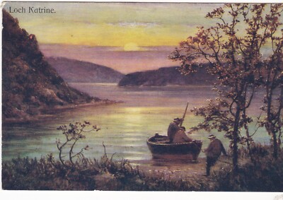 Loch Katrine - old artist post card