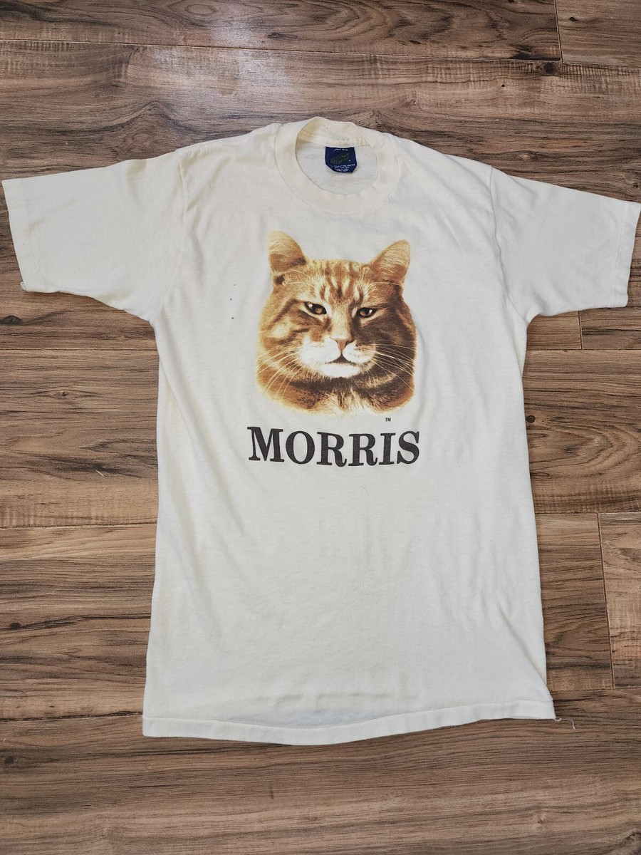 Vintage 80's Morris the Cat T Shirt Large Single Stitch 9
