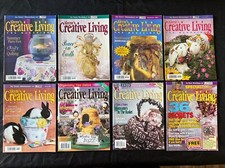 8 Vintage Creative Living Magazine Lot 1990s Creative Crafts And More