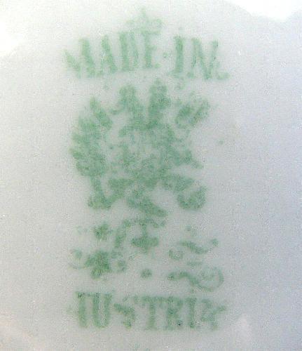 Gravy Boat & Underplate – Habsburg, Austria – HAB1 pattern, pink flower garland - Picture 4 of 4