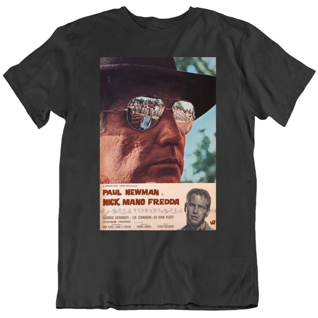Cool Hand Luke 1967 Retro Movie Film Vintage Poster Black T Shirt eBay