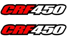 Swingarm graphics kit CRF450 450R Sticker Tank PAIR