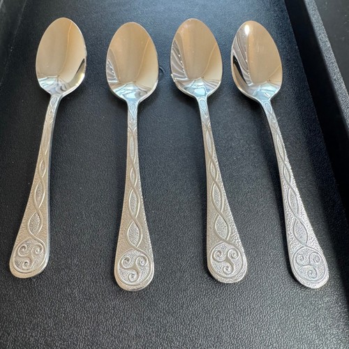 SMI USA Spoons Set of 4 Celtic Design Silverware Flatware Replacement Set