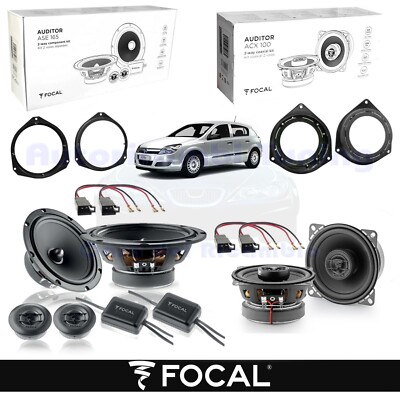 Speakers front + rear focal auditor ASE165 + ACX100 for Opel Astra H