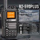 Radtel Rt-590 Plus Air Band Walkie Talkie Amateur Ham Two Way Radio 200 Channels