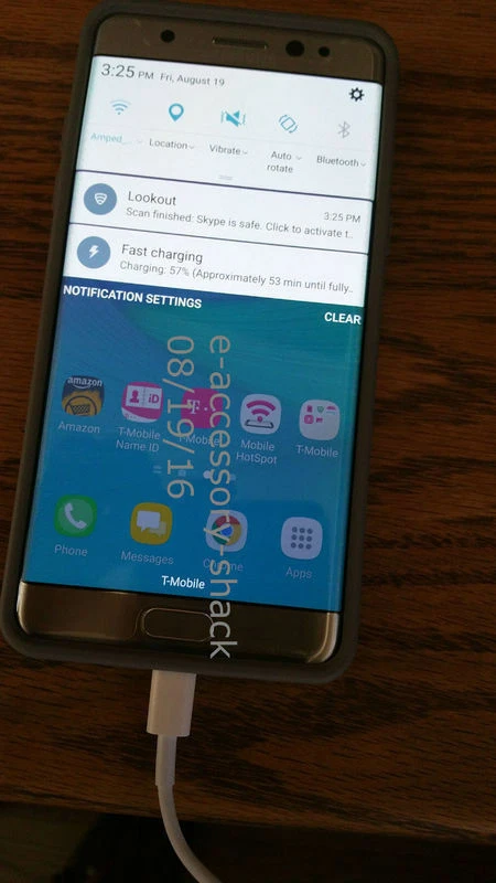 Adaptive Fast Charging Type C Cable + Wall Charger Adapter USB-C Cord 9V 1.67A - Image 2 of 4