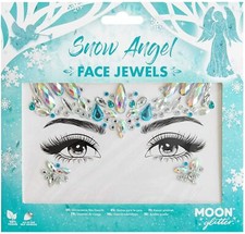 Face Jewels by Moon Glitter - Festival Face Body Gems, Crystal Make up Eye Glitt