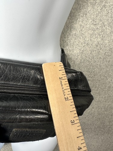 Vintage Citi Sport Fanny Pack Black 80s 90s Retro Waist Adjustable Pockets - Foto 7 di 16