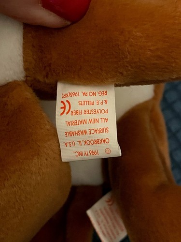 Ty Beanie Babies Sly The Fox Neu mit Etikett Protector Retired Mint Ultra Rare - Bild 5 von 8