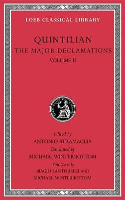 The Major Declamations, Volume II by Quintilian (Hardcover, 2021)
