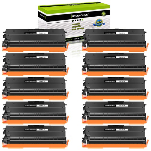 10PK TN436 Black Toner fits for Brother HL-L9310CDW HL-L9310CDWT HL-L9310CDWTT