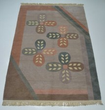 C215 Modern Hochwertige Wollteppich Tibet Nepal Teppich Wolle ca 218 x 185 cm