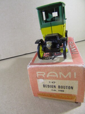 La Voiture Cab De Dion Bouton De 1900 En Miniature Par Rami Au 1 43e 11589