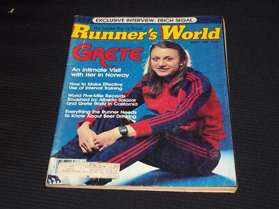 1981 MARCH RUNNER'S WORLD MAGAZINE - GRETE WAITZ COVER - H 1828