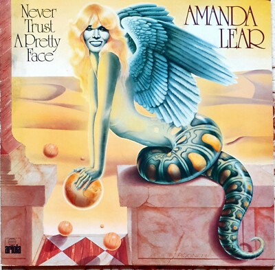 Amanda Lear - never trust a pretty face (1978)  Ariola Vinyl LP + Poster